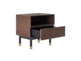deron nightstand with drawer open